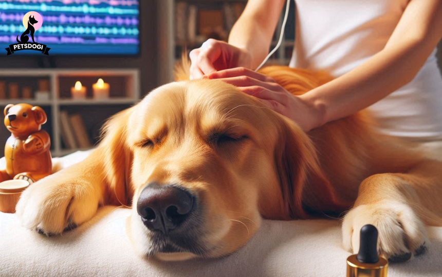 How long should I massage the dog?